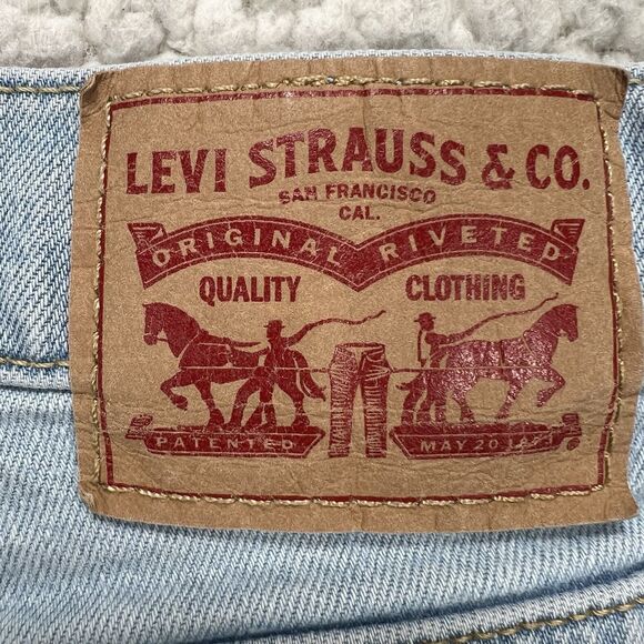 Levi’s Jeans Women’s Size 32 (Actual 30x26) Blue Wedgie Skinny High Rise - Picture 5 of 11